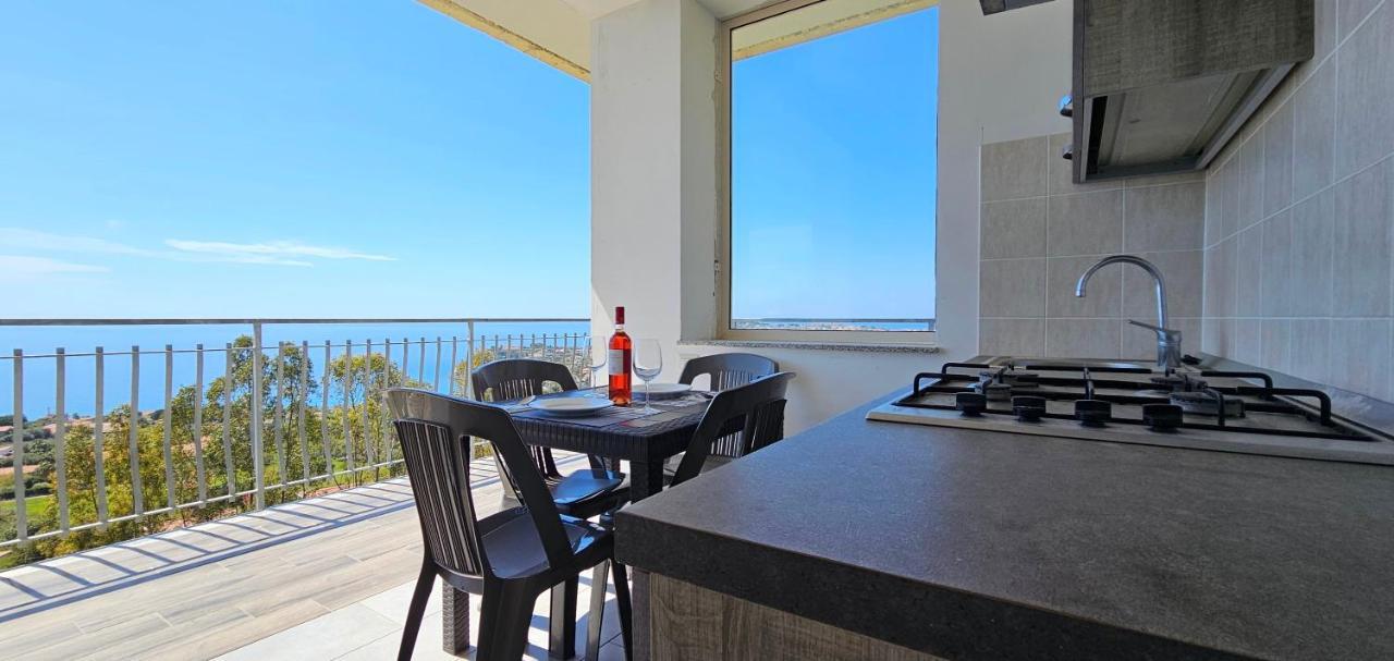 Naturamare Apartments - Piscina Idromassaggio Con Vista Mare Aperta Fino Alle Ore 22-00 カーポ・ヴァチカーノ エクステリア 写真